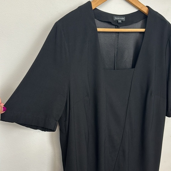 Universal Standard Marilyn Black Shift Dress Sz L - Picture 5 of 11